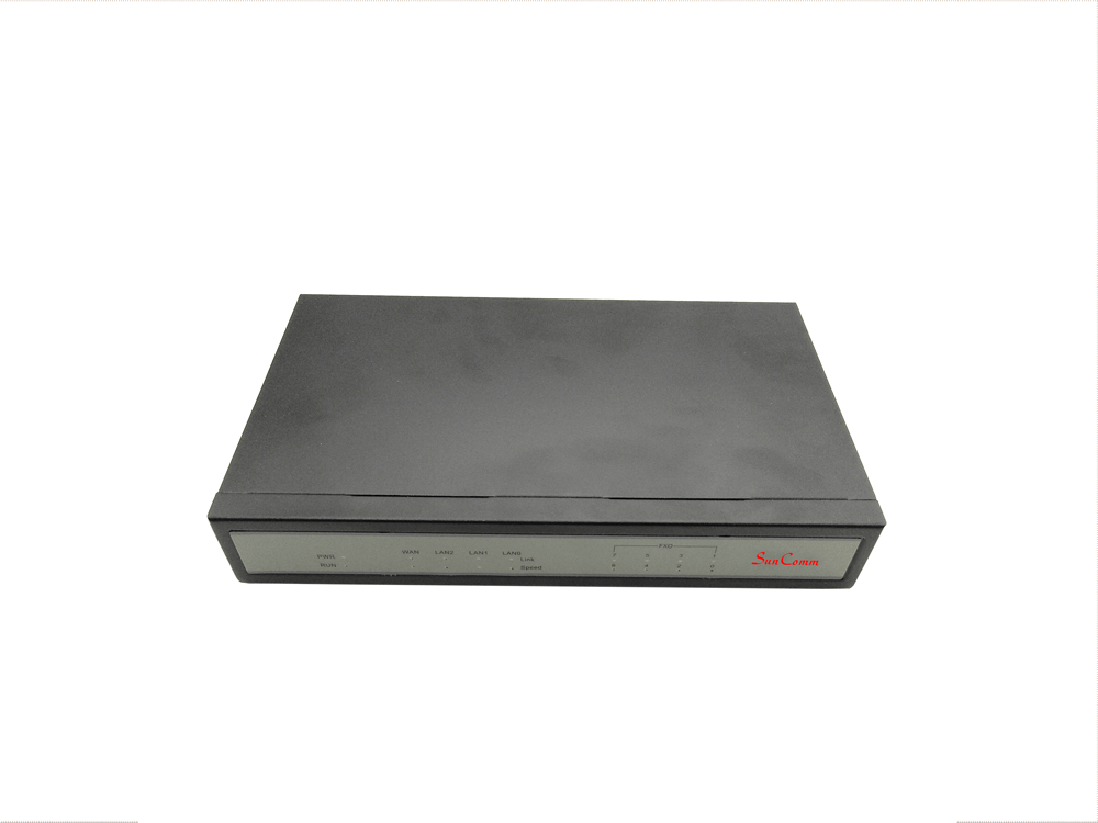 SunComm SC-08-O Analog SIP Gateway with 8 port FXO (8 RJ-11)